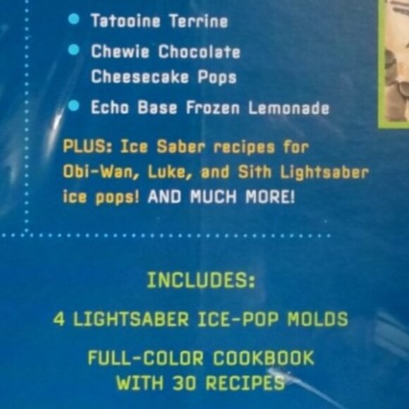 The Star Wars Cookbook Ice Sabers 30 Chilled Treats-New/Sealed - Picture 5 of 8